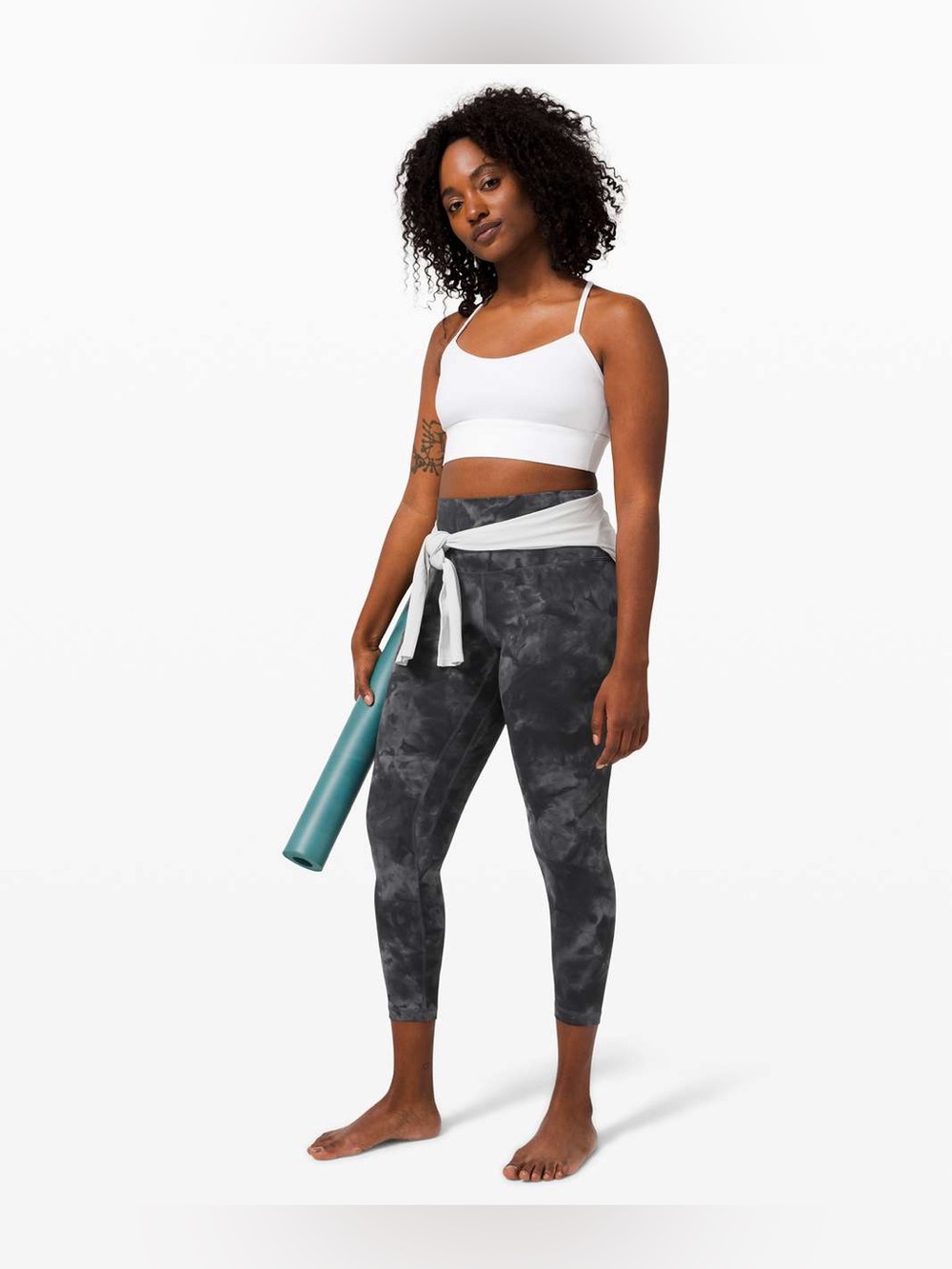 Lululemon Align Pant 25" Diamond Dye
Pitch Grey Graphite size 14 high waist